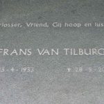 Grafsteen van Frans van Tilburg